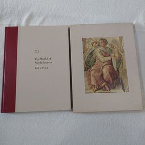 The World of Michelangelo, Time-Life Library of Art, Hardcover, Slipcover Case